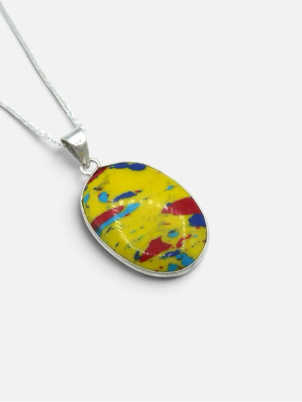 VINTAGE MOSAIC JASPER NECKLACE